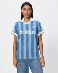 adidas Originals - Denim Football Jersey Shirt