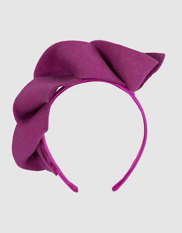 Max Alexander - Felt Fuchsia Spiral Fascinator