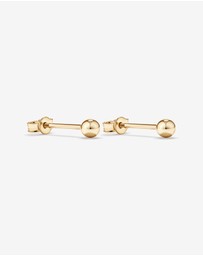 Michael Hill - 3mm Ball Stud Earrings in 10kt Yellow Gold