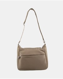 Pierre Cardin - Pierre Cardin Nylon Anti-Theft Cross Body Bag