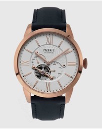 Fossil - Townsman Auto Blue Analogue Watch ME3171