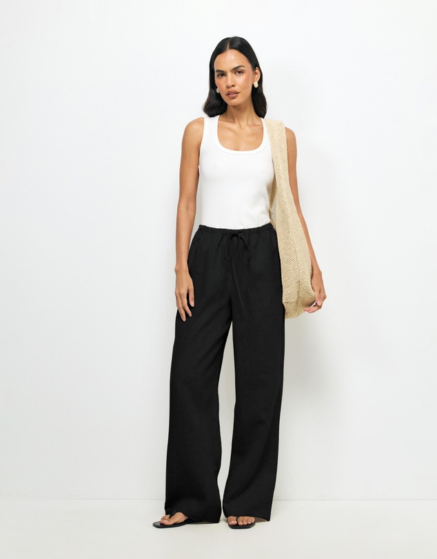 AERE - Marlow Linen Relaxed Pants