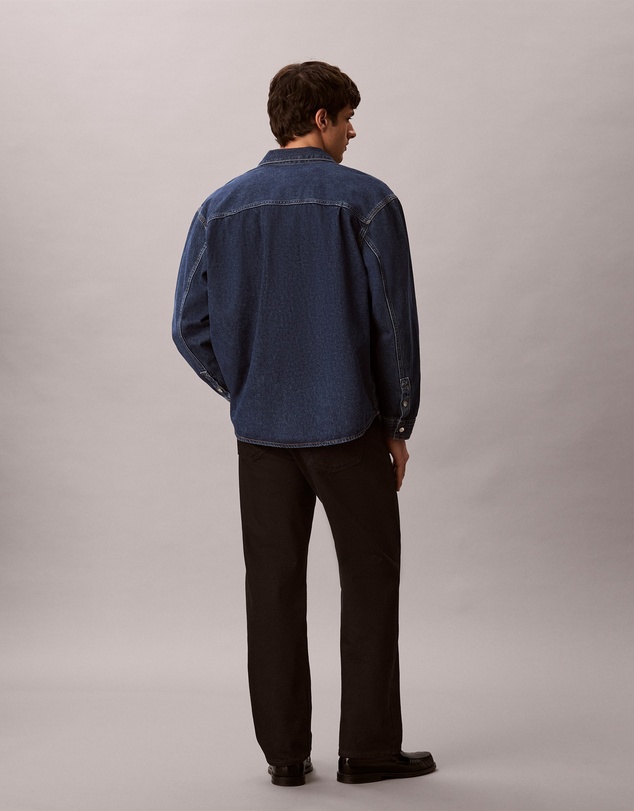 Calvin Klein Jeans - Denim Allover Monogram 90s Overshirt