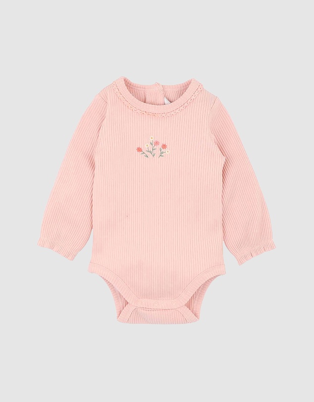 Bebe by Minihaha - Emmy LS Rib Bodysuit - Babies