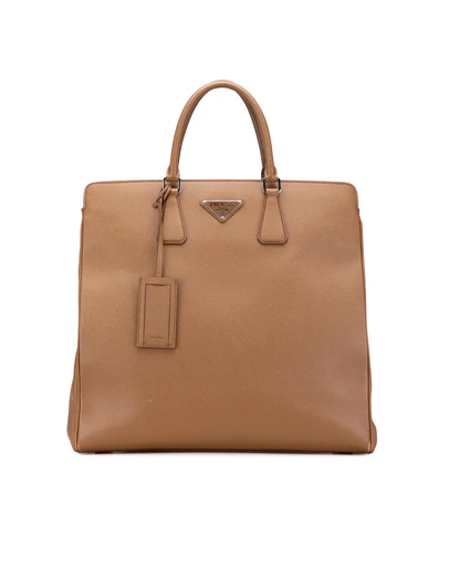 Pre-Loved by Azura Reborn - Pre-Loved Saffiano Lux Double Handle Shopping Tote