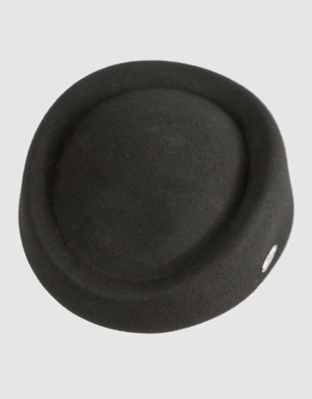 Max Alexander - Felt Black Pillbox Hat