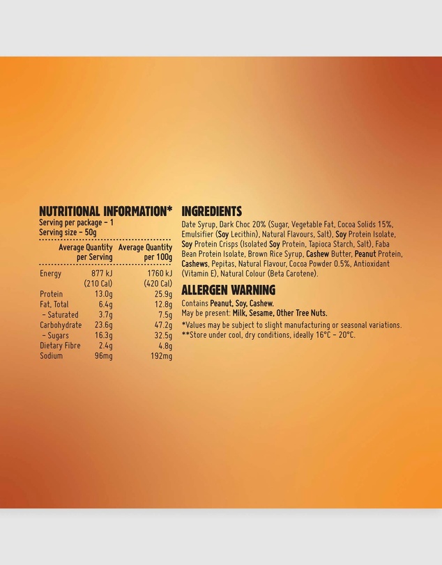 Macro Mike - Peanut Choc Caramel Crunch Protein Indulgence Bar - 12x50g