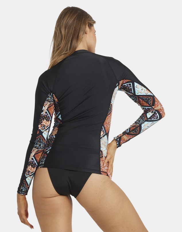 Billabong - Womens Forever Folk Reef Break Long Sleeve Rash Vest