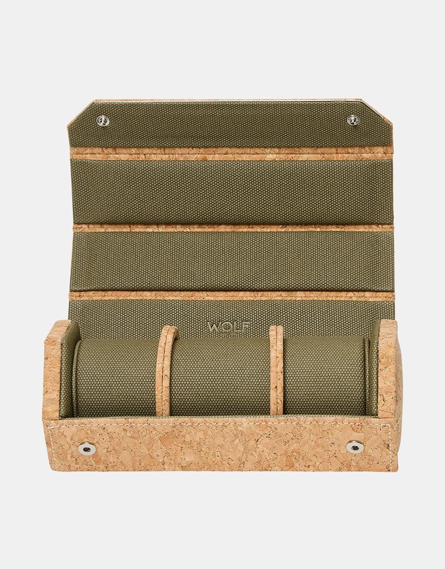 Wolf - Wolf Cortica Triple Hexagon Watch Roll with Capsule