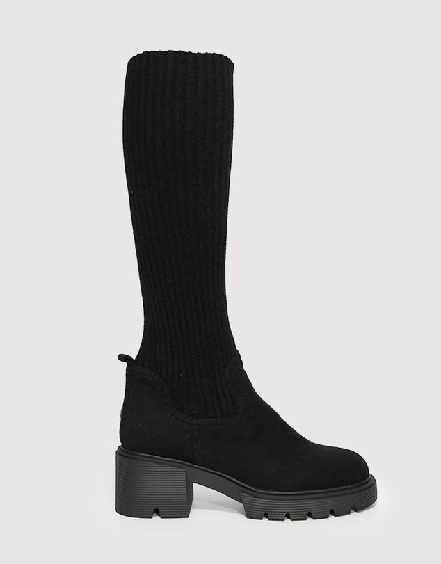Belle & Bloom - Tokyo Lights Rib Sock Boot