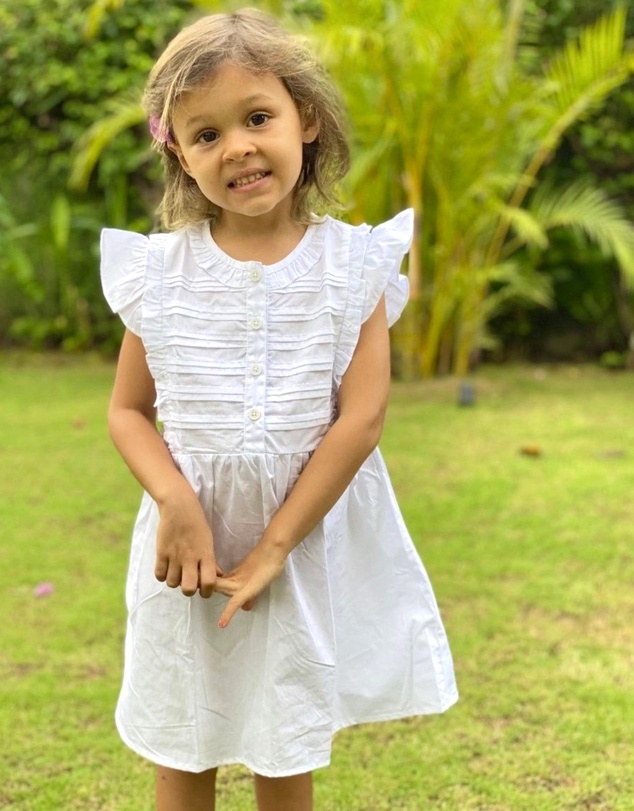 Sant And Abel - Girls Billie White Dress