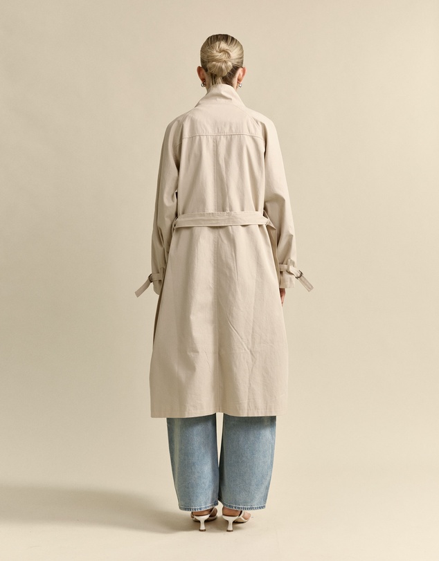 MVN - Funnel Neck Trench Coat