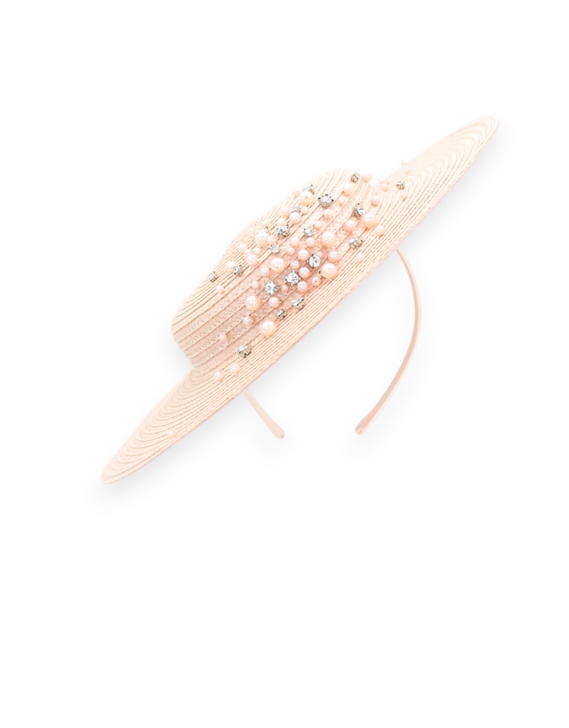 Morgan & Taylor - Celia Racewear Plate Hat in Pink