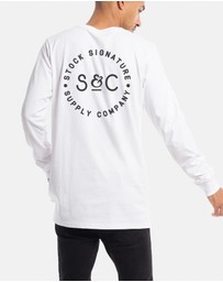 Stock & Co. - Stamped Signet Long Sleeve Tee
