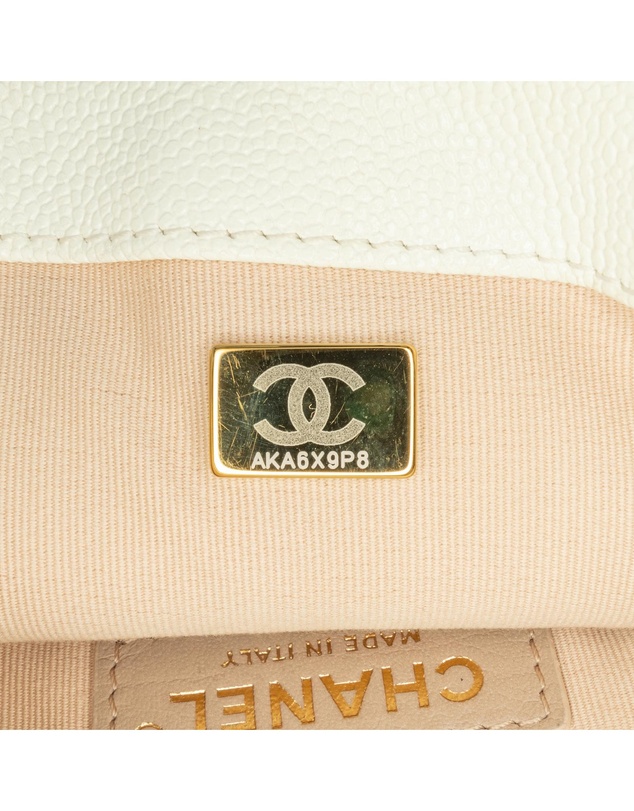 Pre-Loved by Azura Reborn - Pre-Loved Small Quilted Caviar Chain Melody Flap