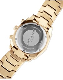 Michael Hill - Men's Solar Chronograph Watch in Gold Tone Stainless Steel