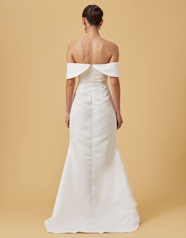 CHANCERY - Fold Bodice Mermaid Gown