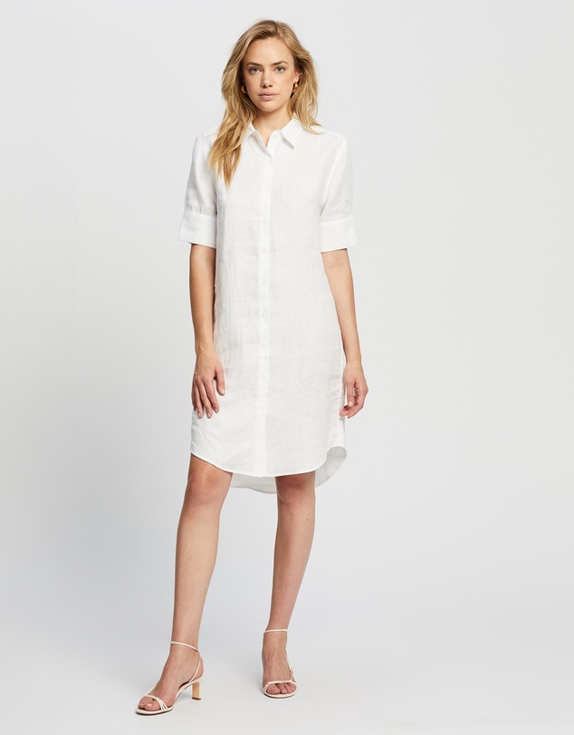 White By FTL - Hettie Shirt Dress