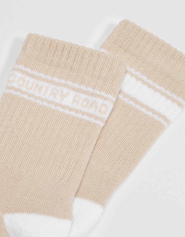 Country Road - Organically Grown Cotton Blend Cr Sport Crew Sock