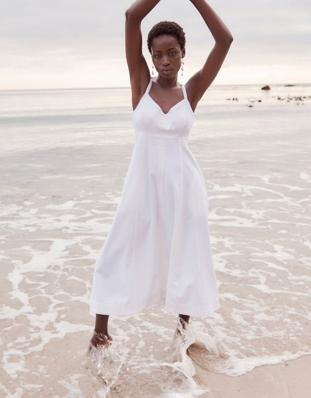 NEXT - Strappy Midi Summer Dress