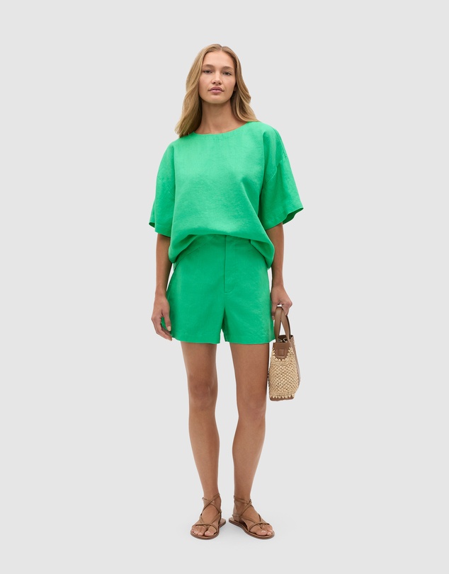 Seed Heritage - Core Linen High Rise Short