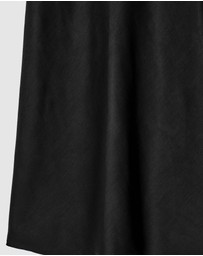 COS - Linen-Blend Midi Column Skirt