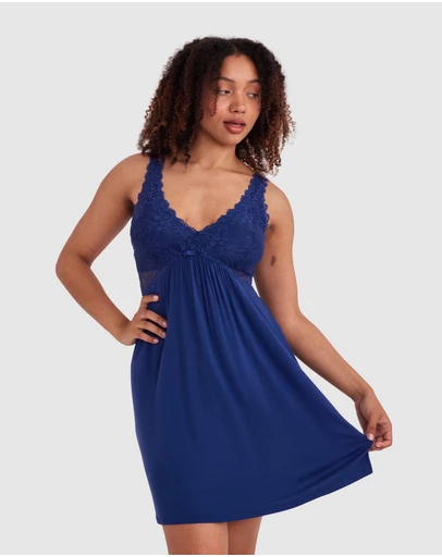 Bras N Things - Kaede Slip - Navy