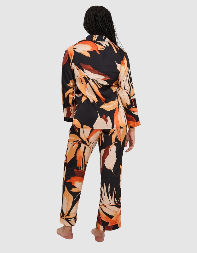 Sans Complexe - Pure Chic Floral Print Viscose Satin Pyjama Pants