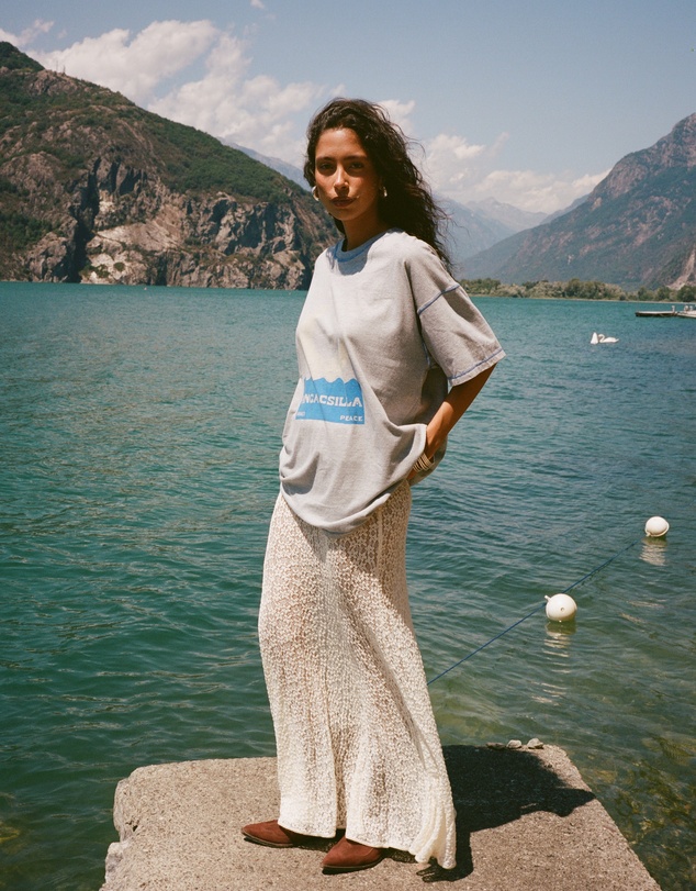 KINGA CSILLA - Tarot Lace Mother Maxi Skirt
