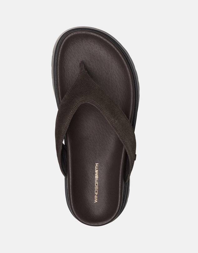 Windsor Smith - Type Dark Choc Suede