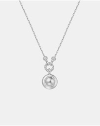 Ania Haie - Ania Haie Silver Malachite Reversible Vacation Necklace