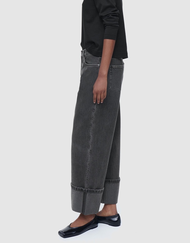 COS - Facade Turn-Up Straight-Leg Jeans