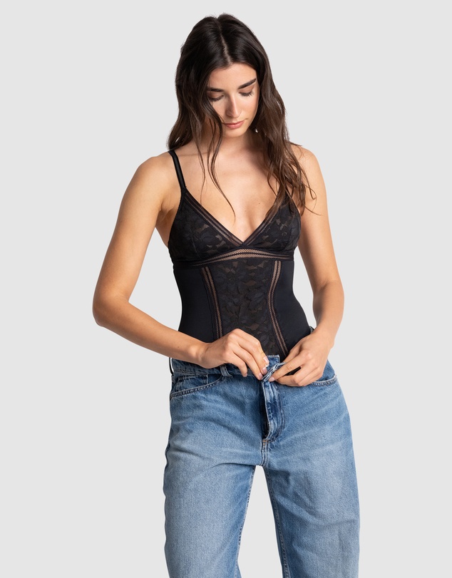 Passionata - Gardenia Wirefree Lingerie Bodysuit With Lace