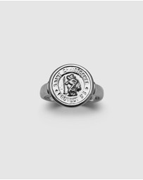 Von Treskow - Round St Christopher Ring
