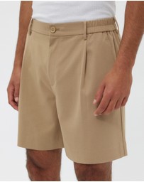 AERE - Ezra Pleated Shorts