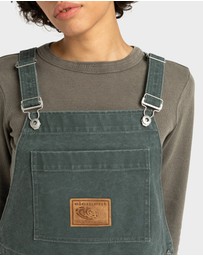 Element - Womens Dungaree Canvas Mini Dress