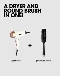 ghd - duet blowdry 2 in 1 Hair Dryer Brush in White