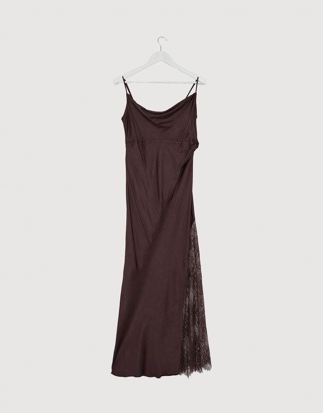 Revibe - Repaired Shona Joy Allegra Lace Panelled Maxi Dress - AU 10