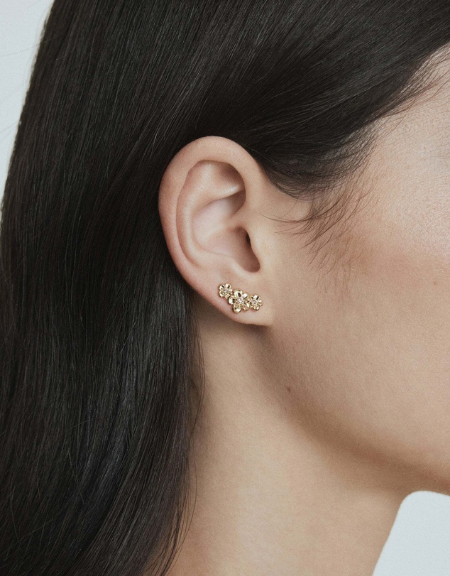 MIMCO - Garden Climber Stud Earrings - Gold