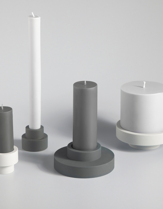 porter green - flipp sml silicone unbreakable candle holder set