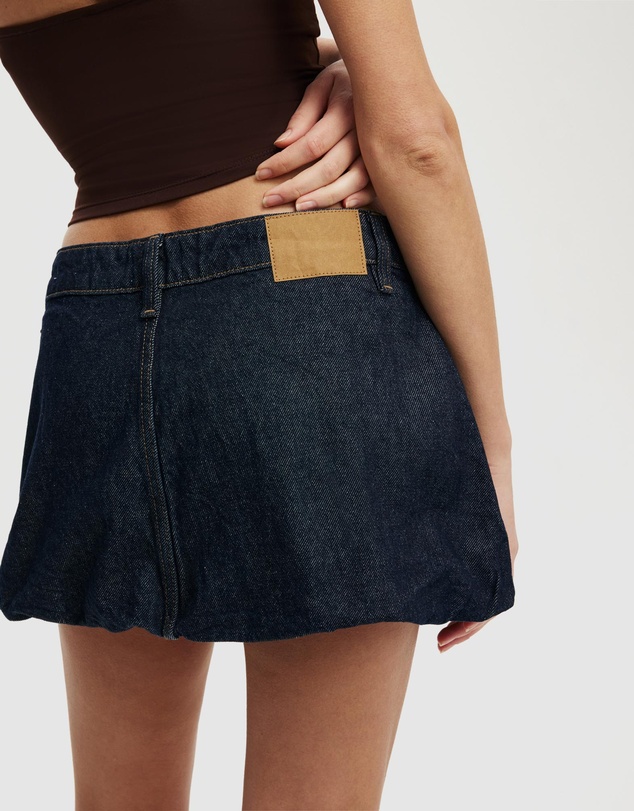 Cotton On - Bubble Denim Skirt