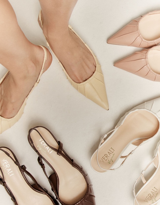 Verali - Lucius Slingback Kitten Heels