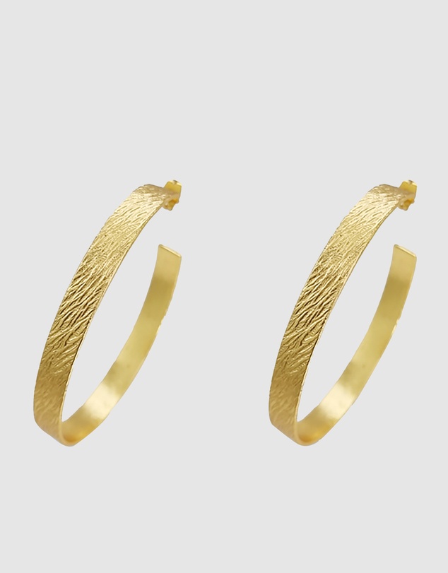 Meshca - Imprint Textured Hoops