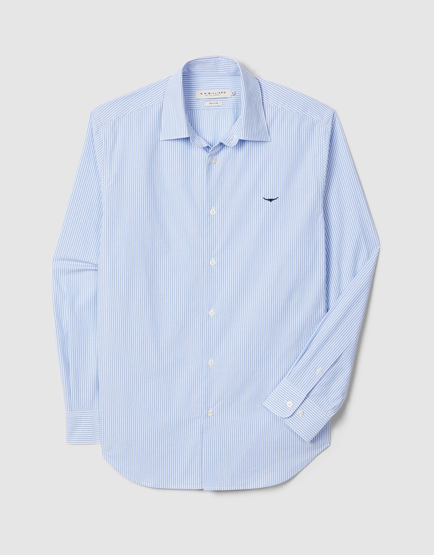 R.M.Williams - Sommers Poplin Stripe Shirt