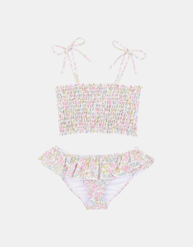 Minihaha - Marissa Shirred Bikini Set - Kids-Teens