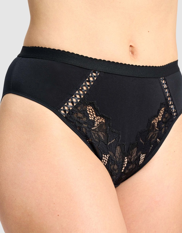 Sans Complexe - Coton D'Arum Organic Cotton Brief with Lace