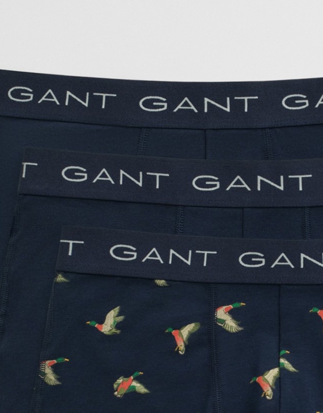 Gant - 3-Pack Duck Printed Trunks