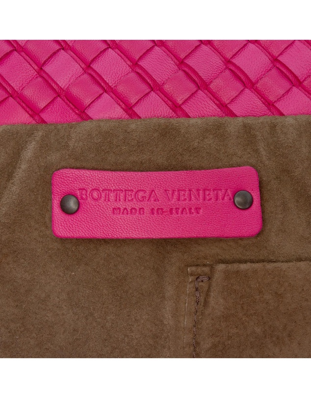 Pre-Loved by Azura Reborn - Pre-Loved Intrecciato Trimmed Bicolor Nappa Tote
