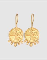 Haze & Glory - ICONIC EXCLUSIVE - Earrings Hanger Maahes 925 Sterling Silver Gold-Plated