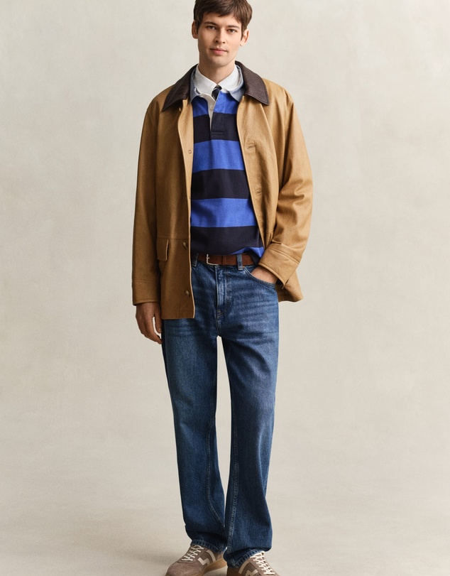 Gant - Chambray Stripe Heavy Rugger